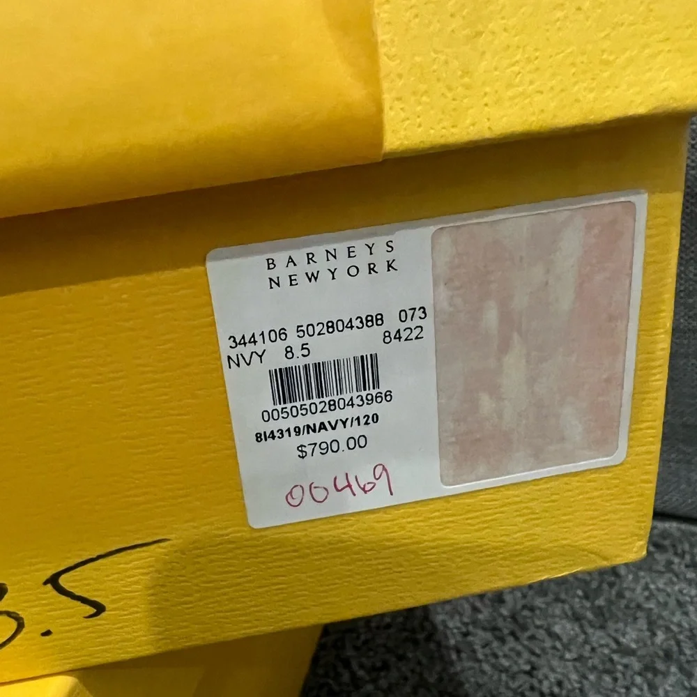 Fendi Women's Navy Blue Platform Heels - Picture 6 of 6